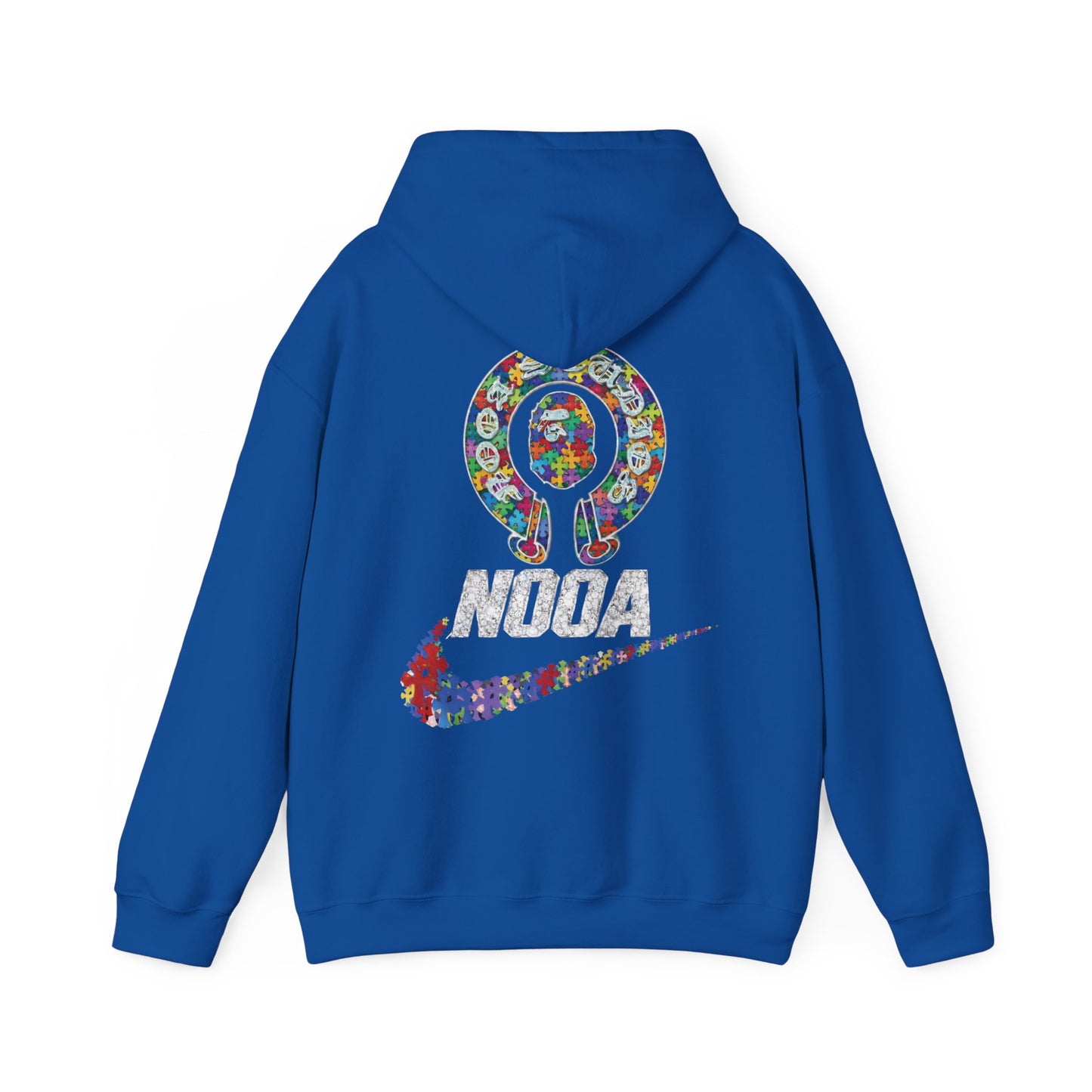 NOOA Floral Logo Hoodie - Colorful Nike Swoosh Pullover