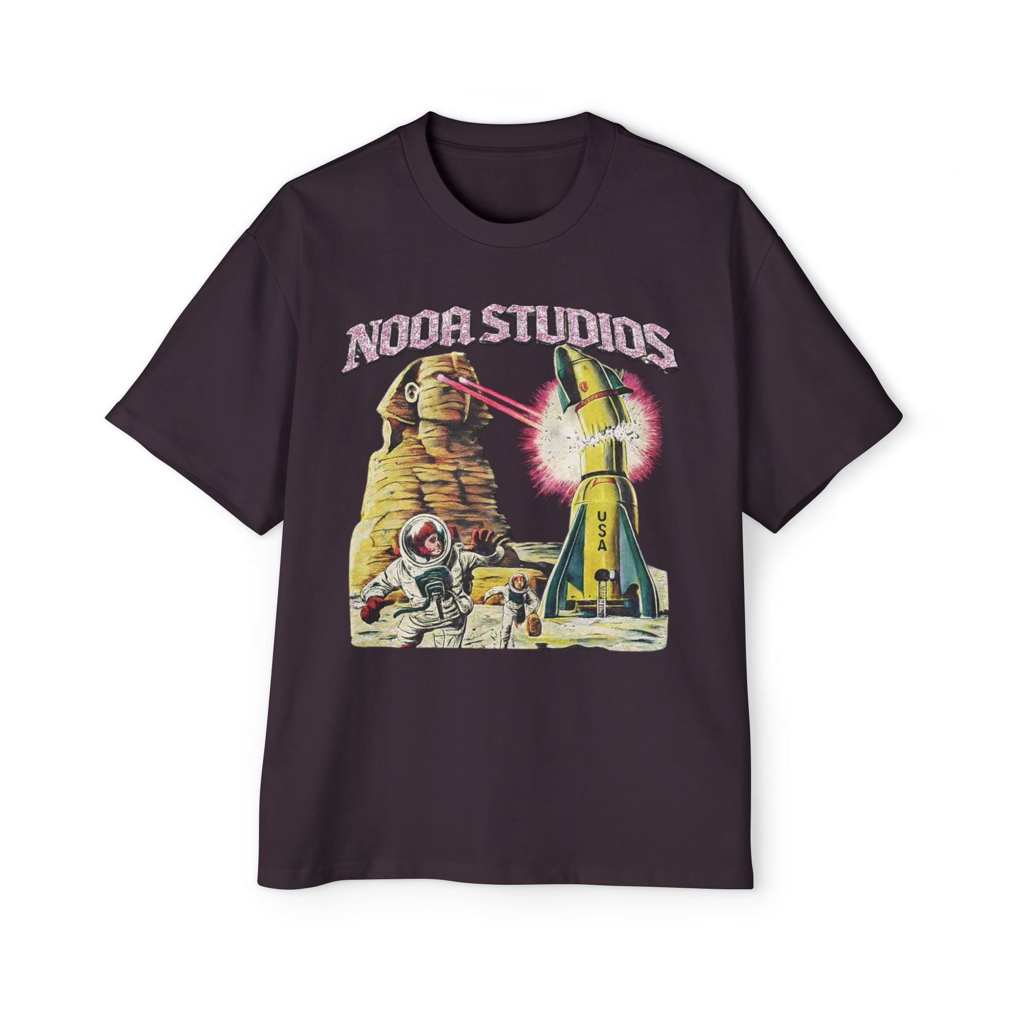 Vintage Space Tour T‑Shirt — "Nooa Studios 2026 World Tour" Graphic Tee