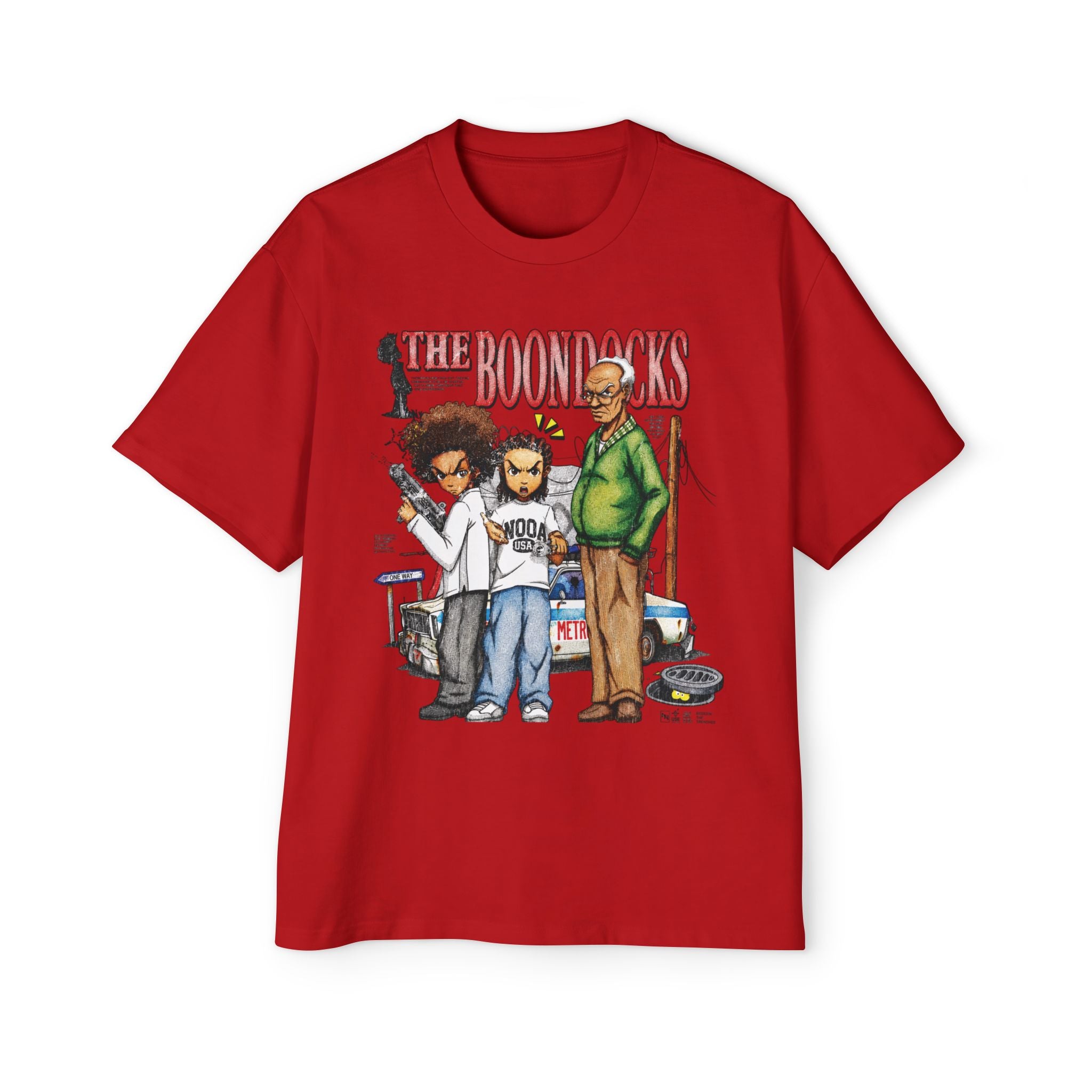 The Boondocks Graphic Tee — Retro Cartoon Streetwear