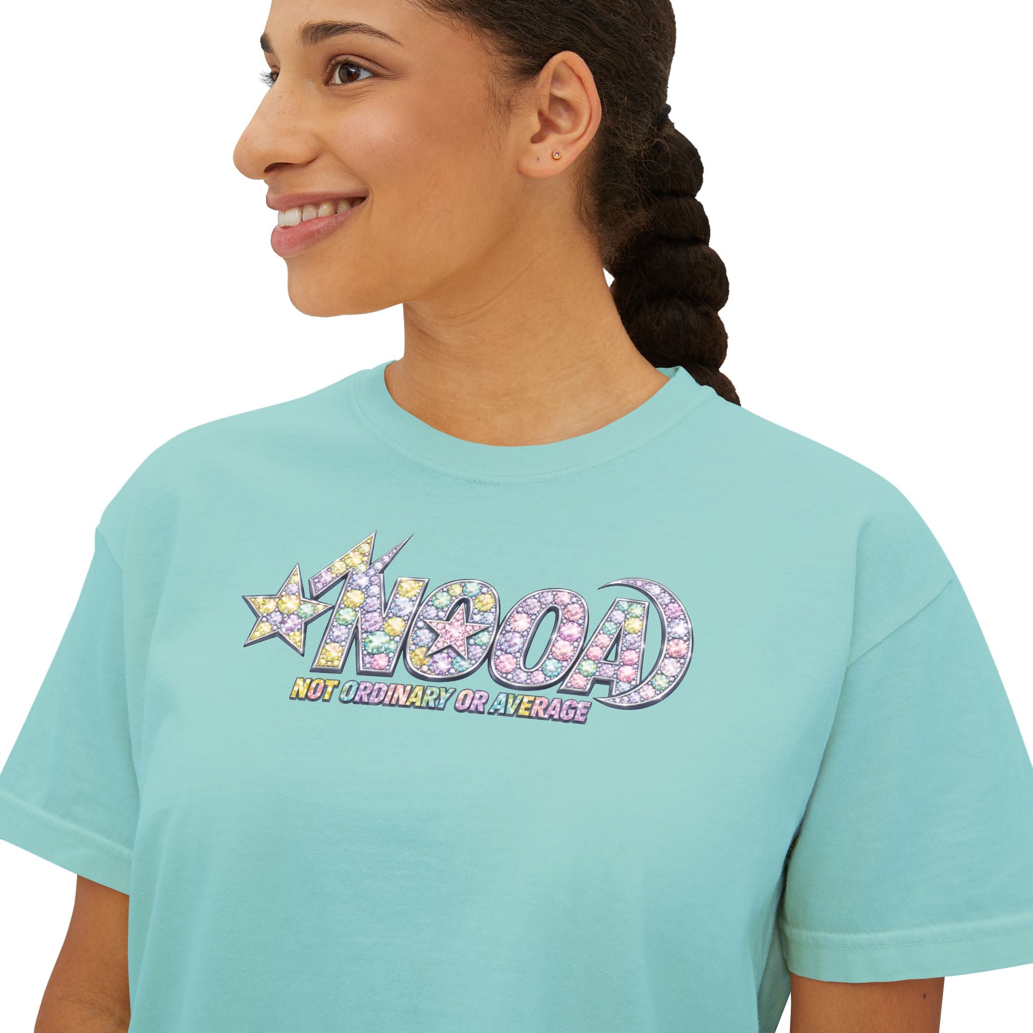 SIPPIN EASTER CROPPED TEE