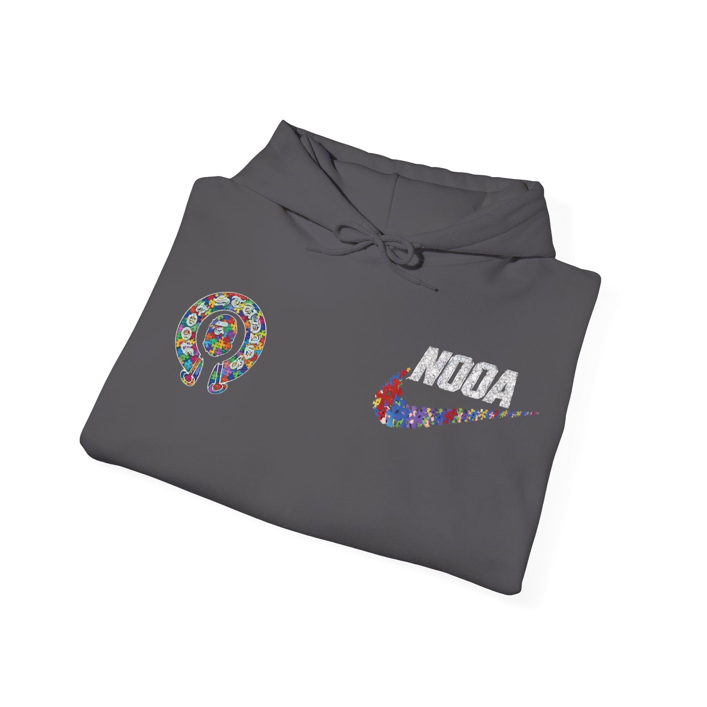 NOOA Floral Logo Hoodie - Colorful Nike Swoosh Pullover