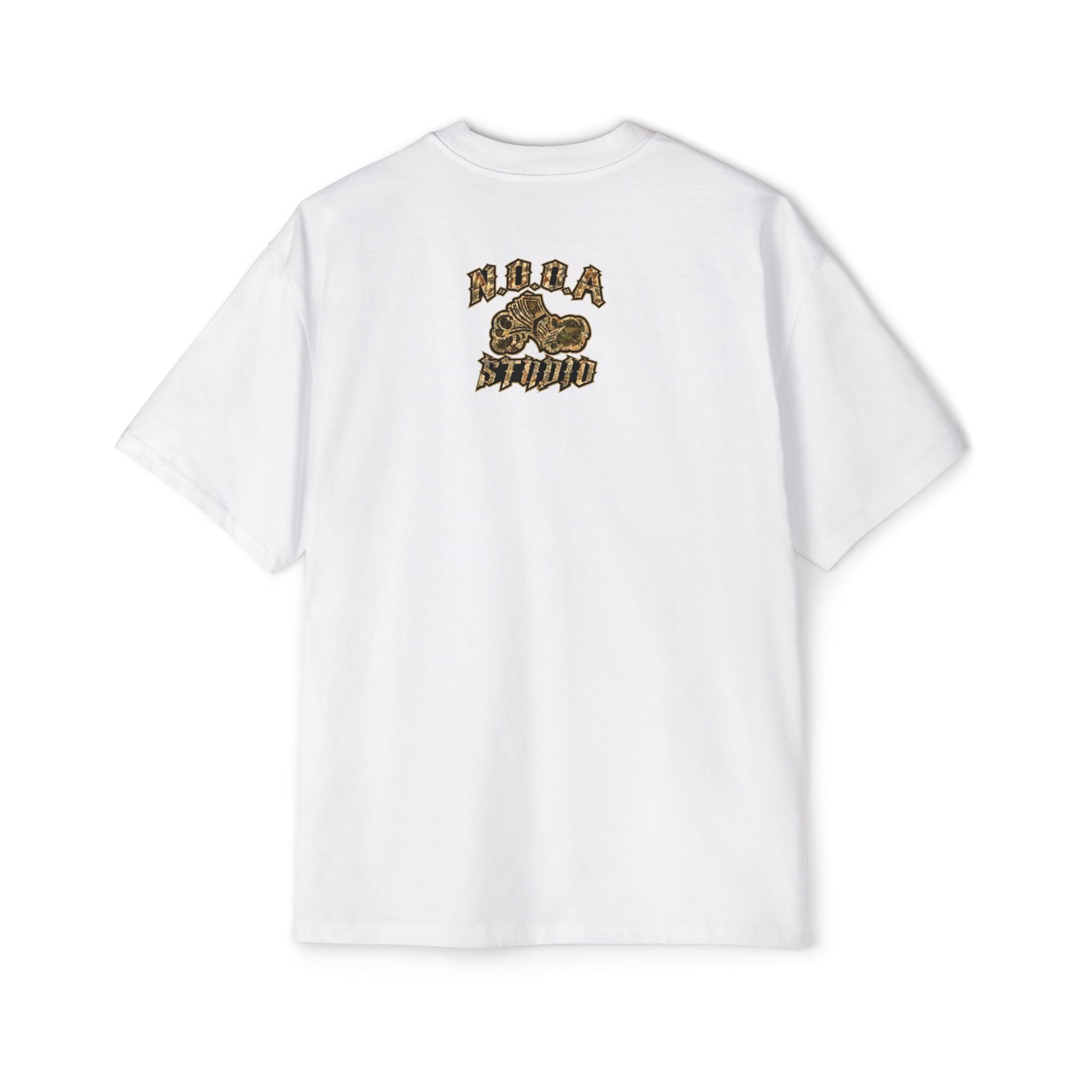 Men's Oversized Tee — Retro Hip-Hop Collage "Don't Let it Move" Graphic