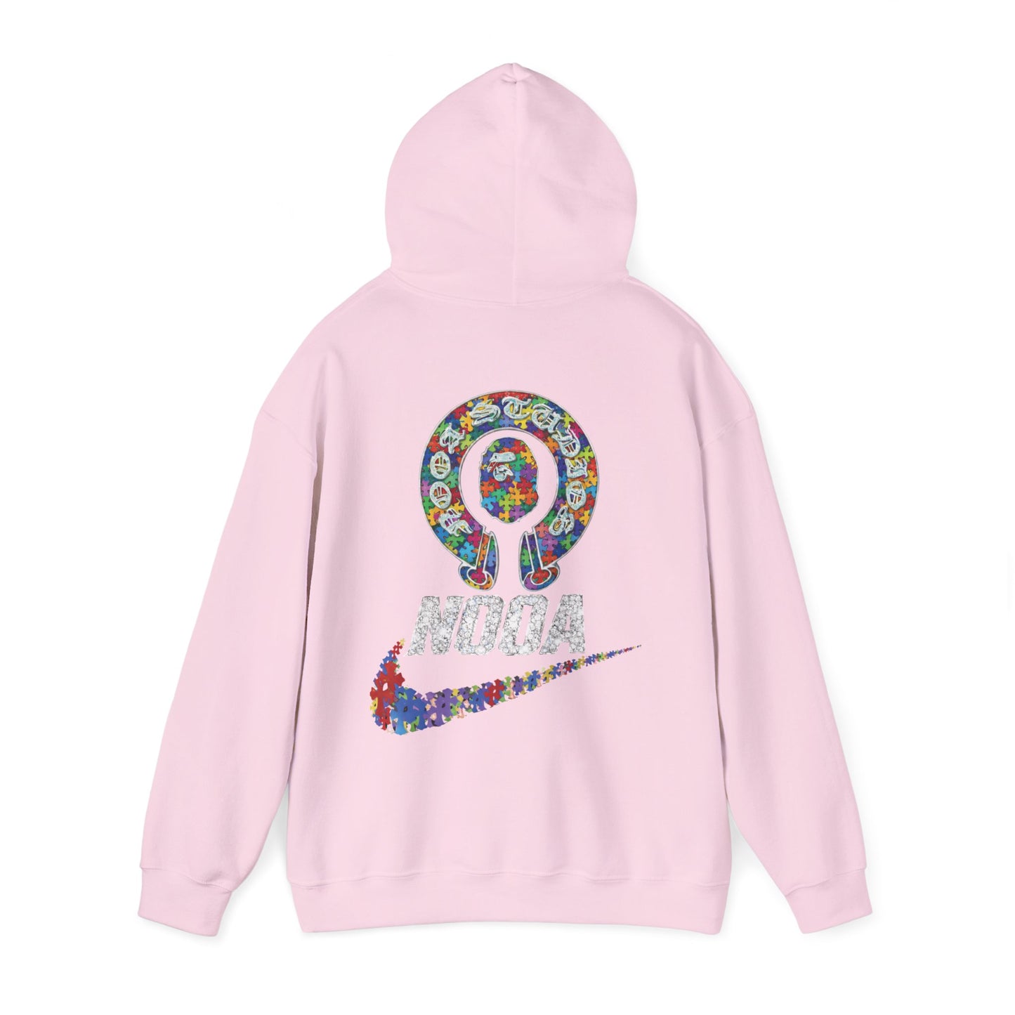 NOOA Floral Logo Hoodie - Colorful Nike Swoosh Pullover