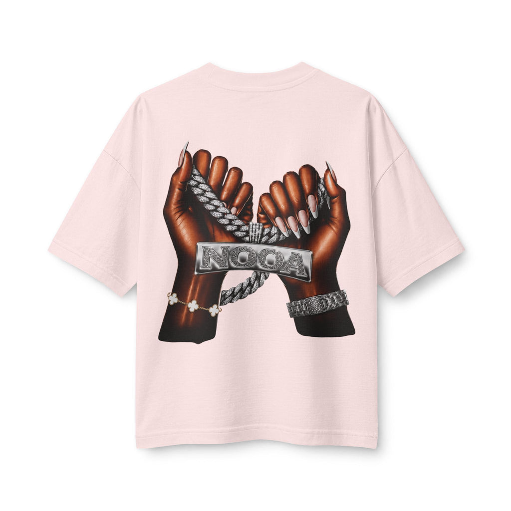 Curvy Silhouette & Bling Graphic Tee — NOGA NICKS Leopard Accent Women's T-Shirt