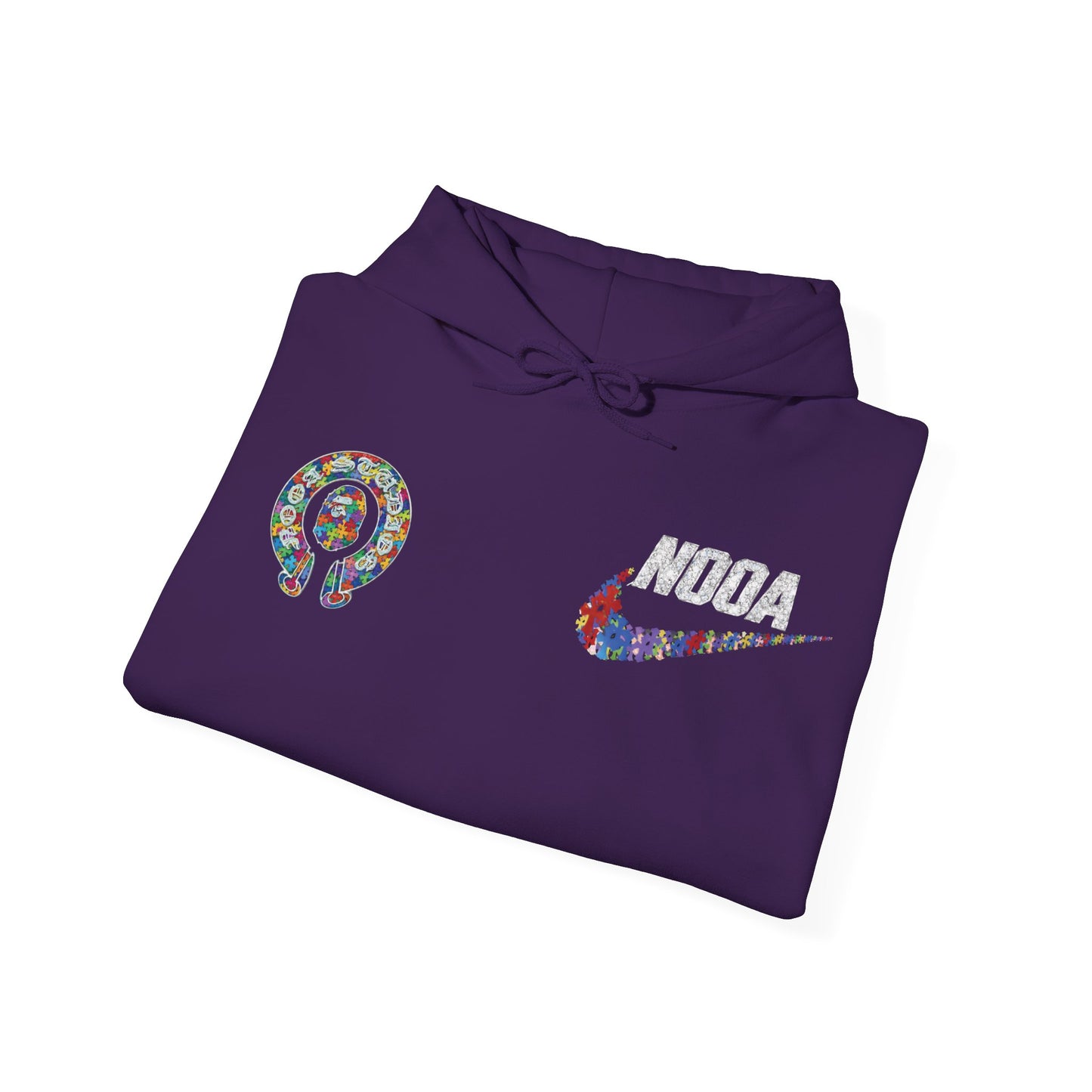 NOOA Floral Logo Hoodie - Colorful Nike Swoosh Pullover