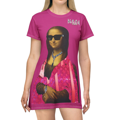 MONA LISA T-Shirt Dress (AOP)