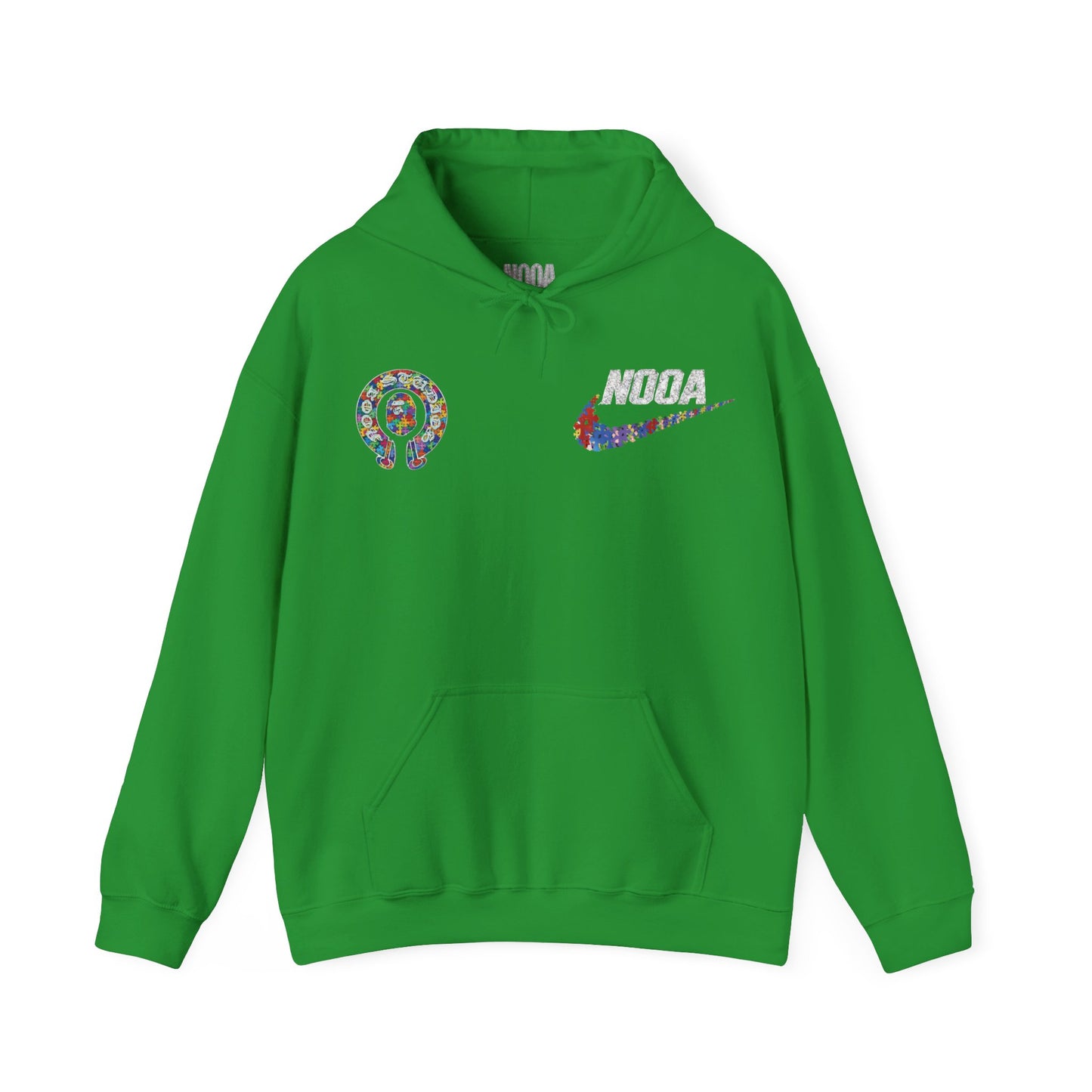 NOOA Floral Logo Hoodie - Colorful Nike Swoosh Pullover