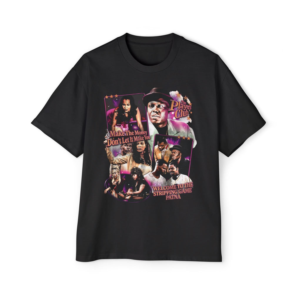 Men's Oversized Tee — Retro Hip-Hop Collage "Don't Let it Move" Graphic