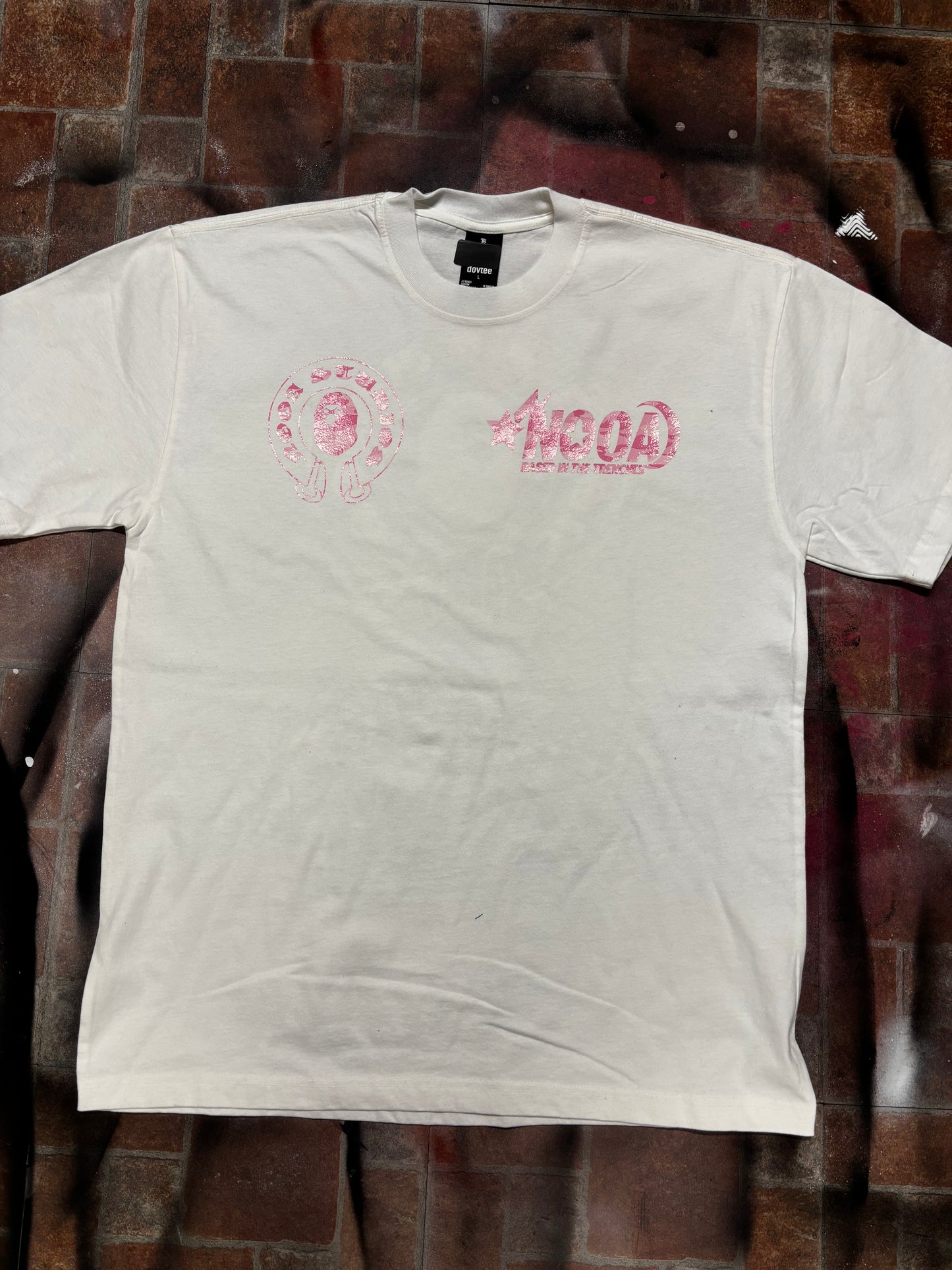 Pink Camo Logo Tee