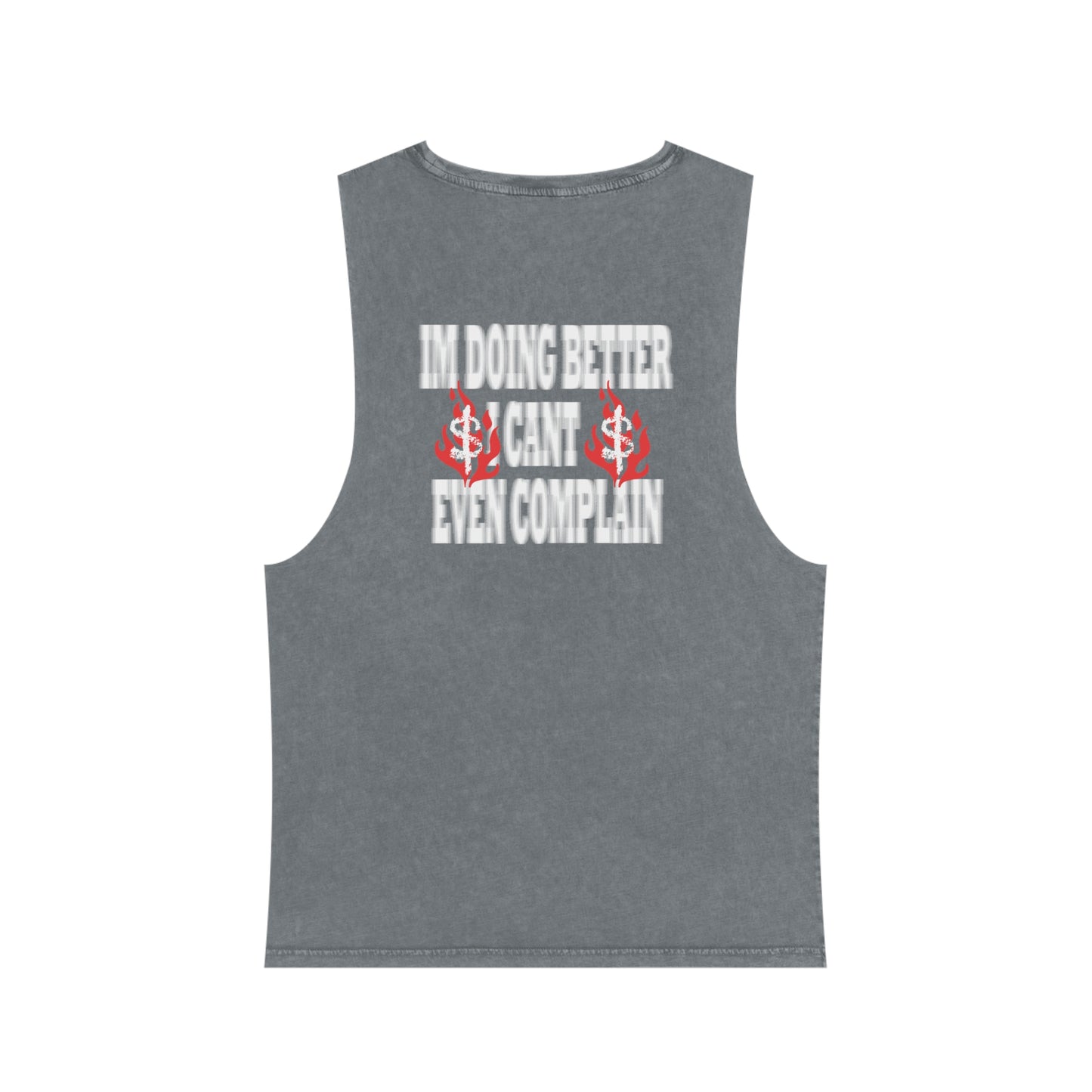 Unisex Stonewash Tank Top