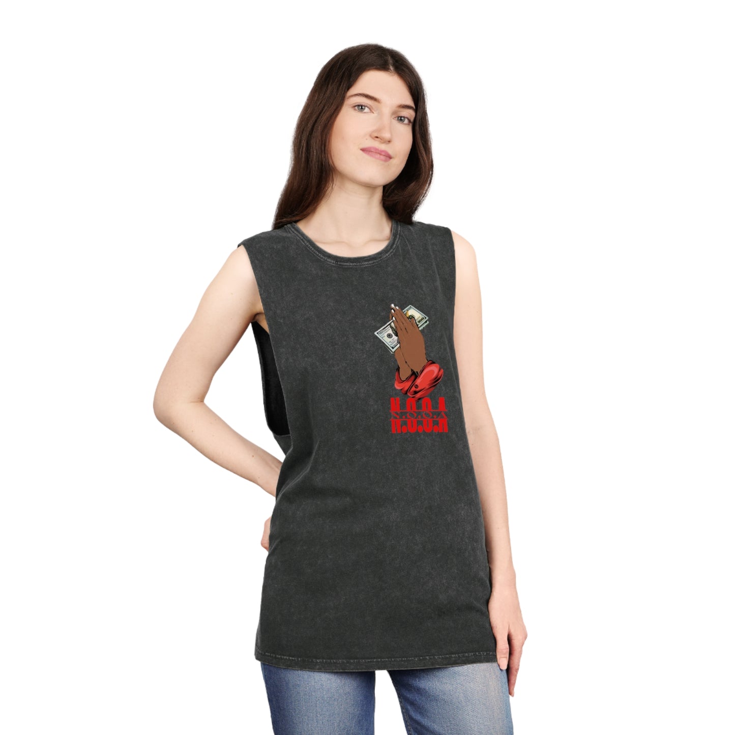 Unisex Stonewash Tank Top